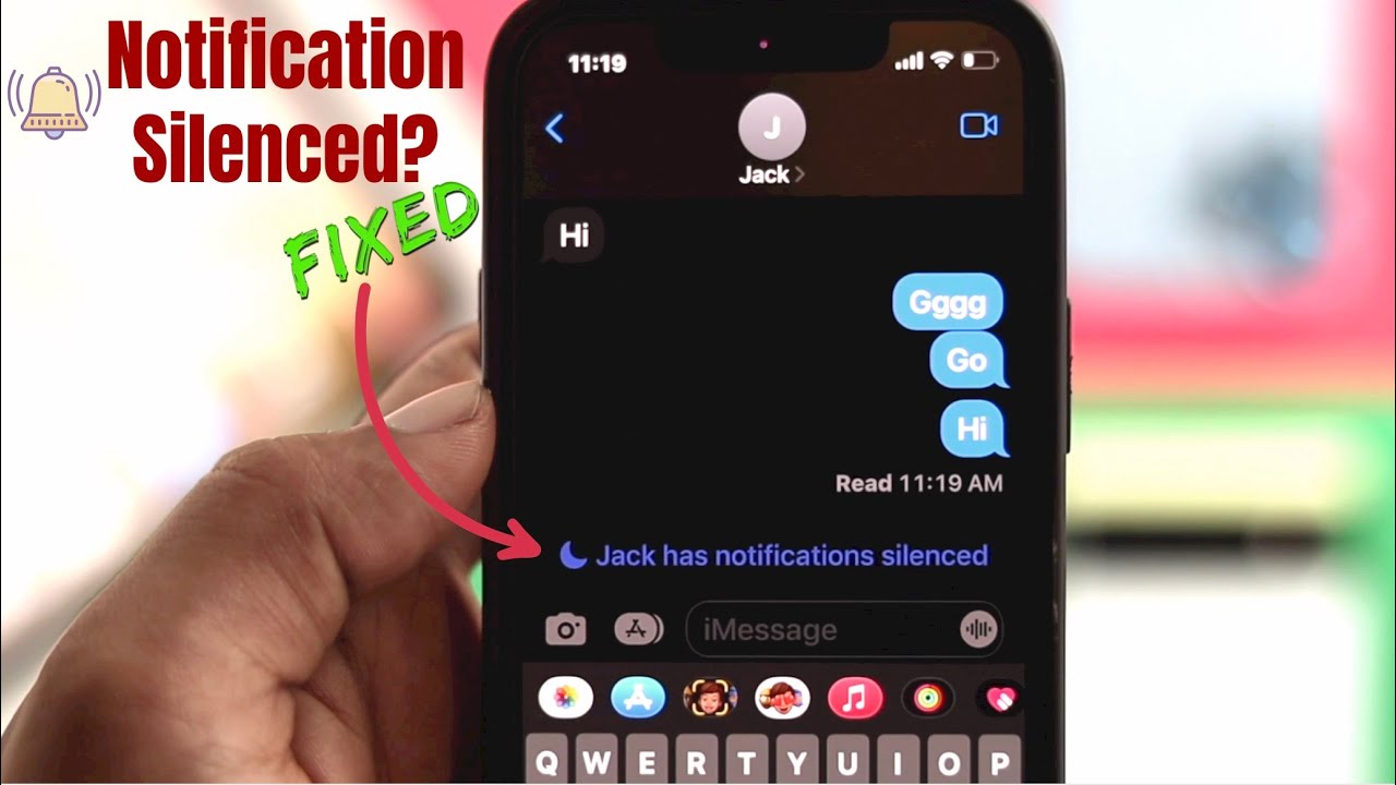 What does it mean to have notifications silenced: example and key details