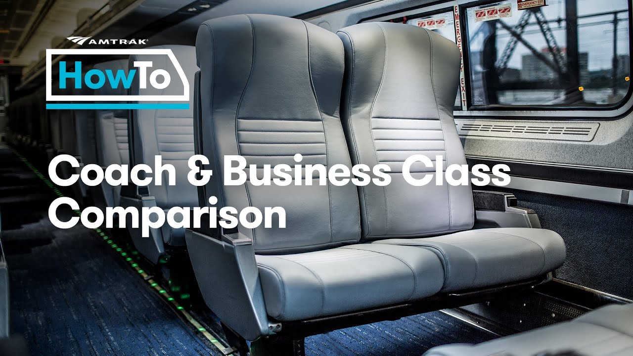 Amtrak difference between coach and business: main illustration