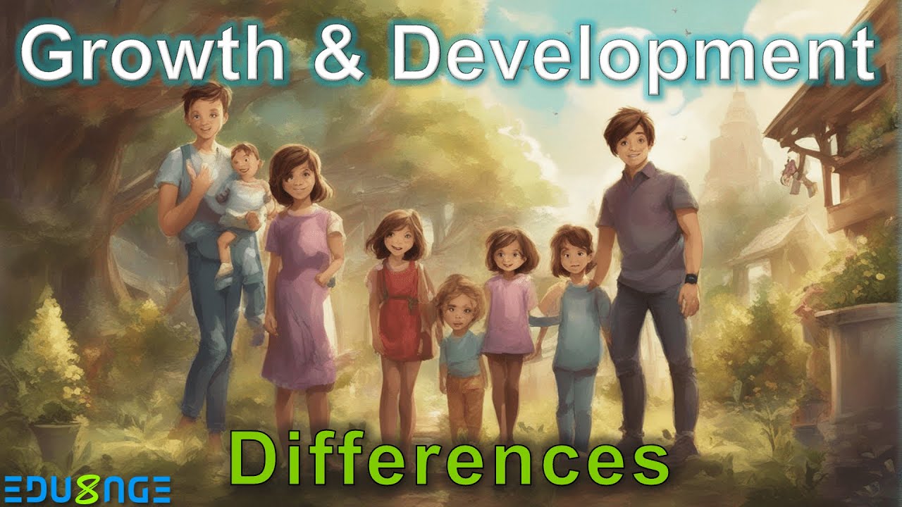 What is difference between growth and development: example and key details