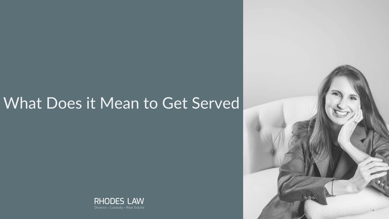 What does it mean to be served: main illustration