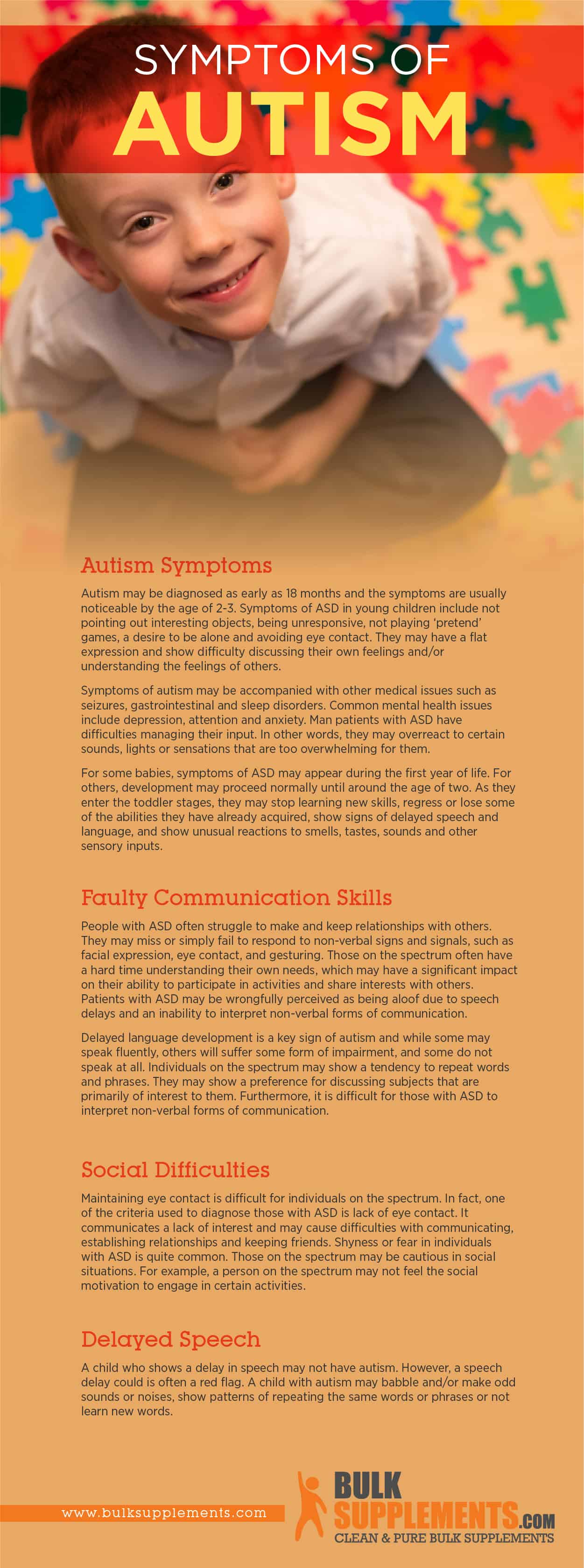What causes autistic spectrum disorder: visual explanation