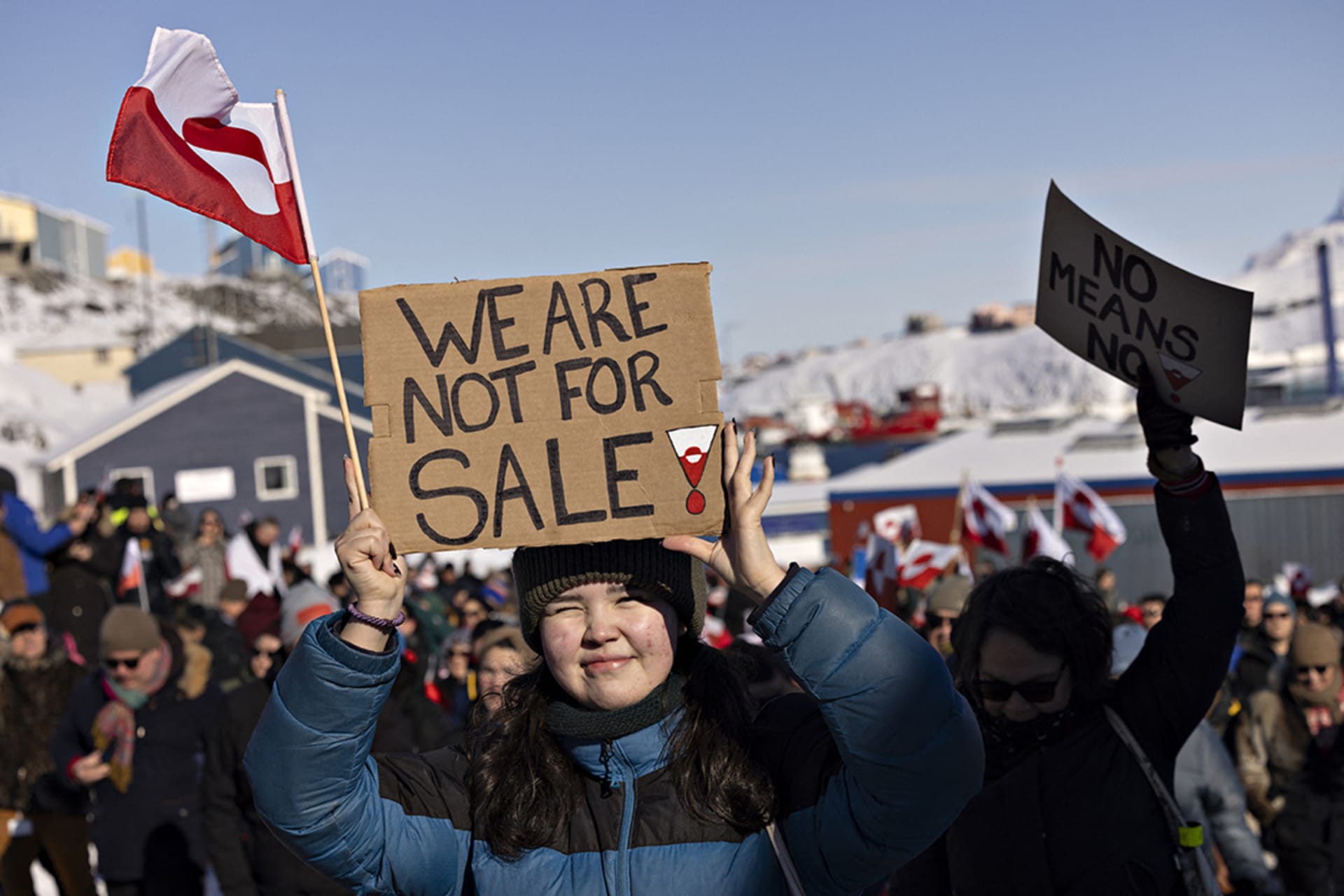 Why do we want greenland: visual explanation