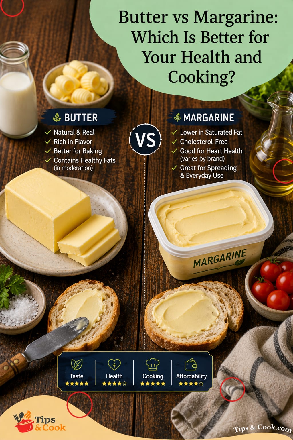 Which is better butter or margarine: main illustration