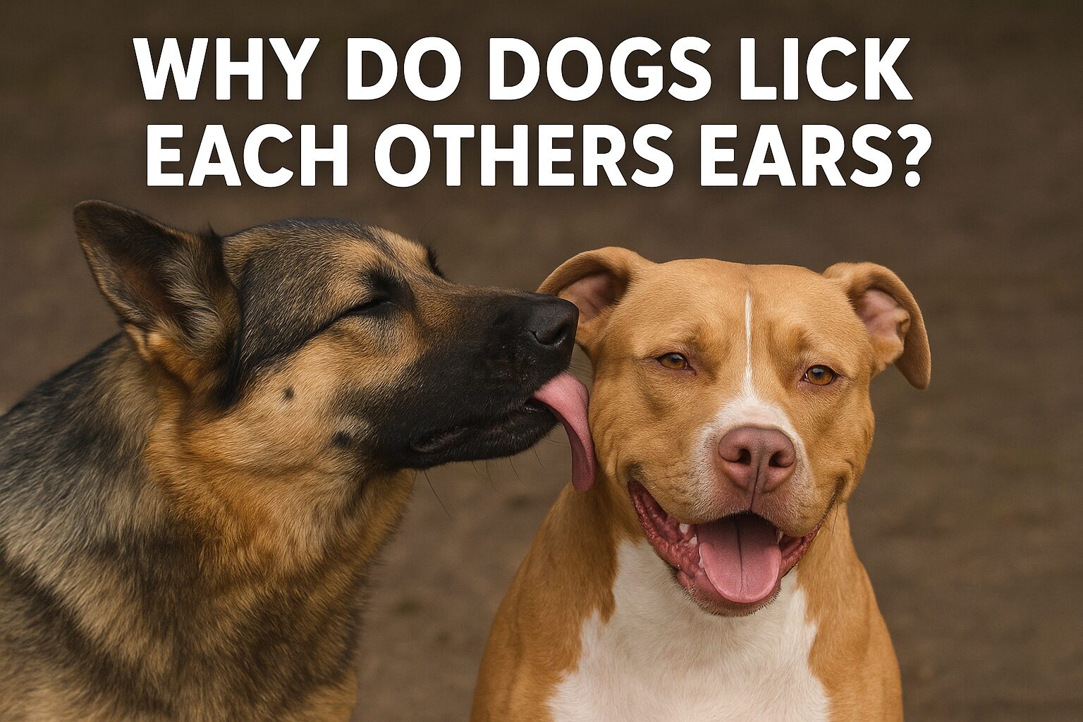 Why do my dog lick my ears: visual explanation