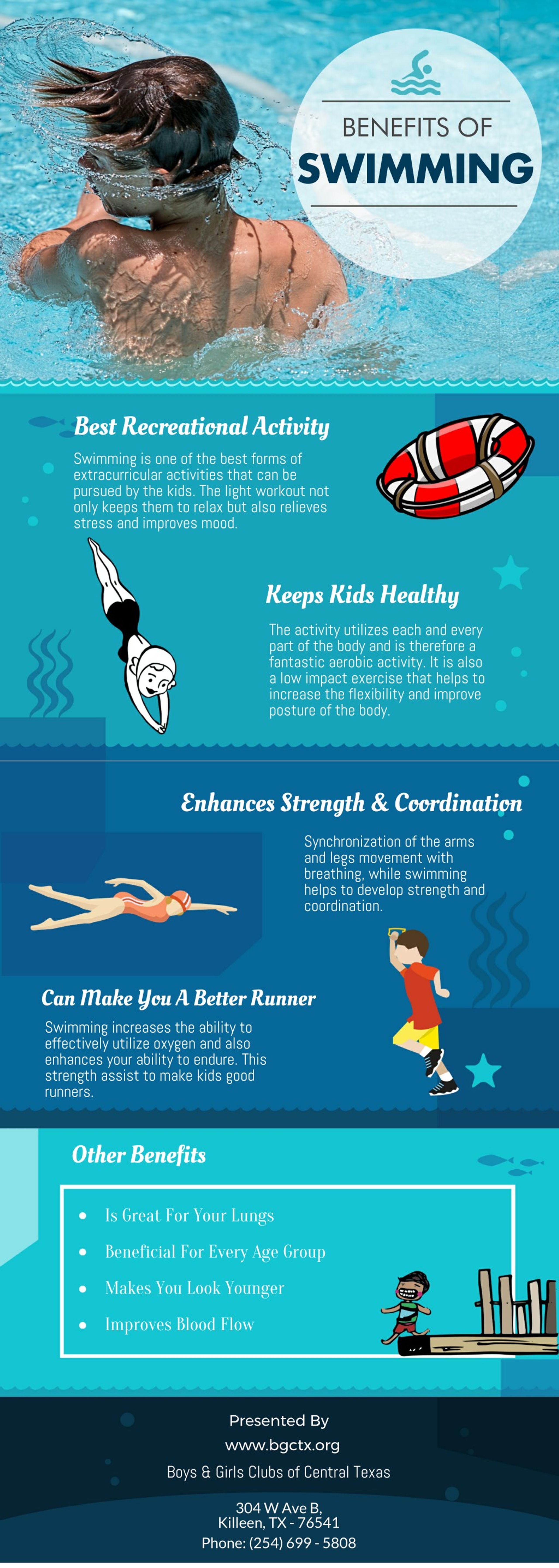 Healthy benefits of swimming: example and key details