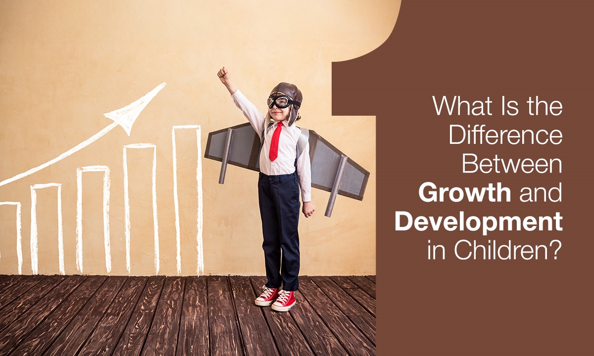 What is difference between growth and development: main illustration
