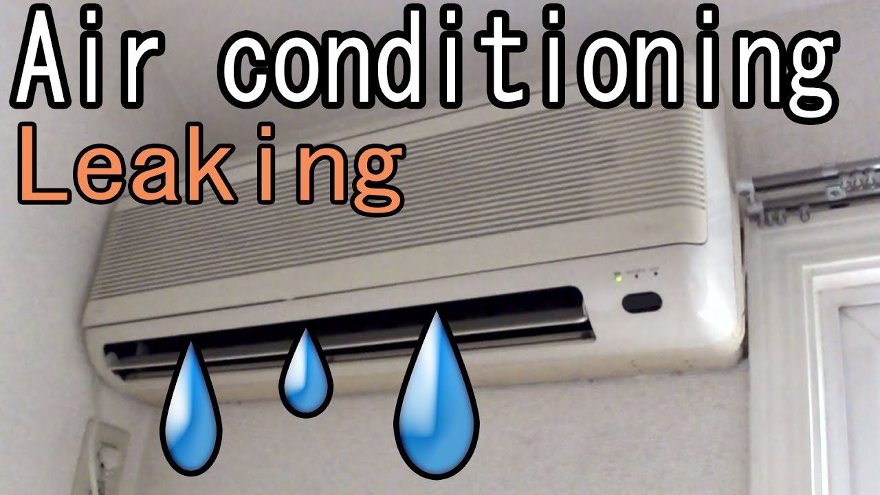 Why does water leak from ac: main illustration