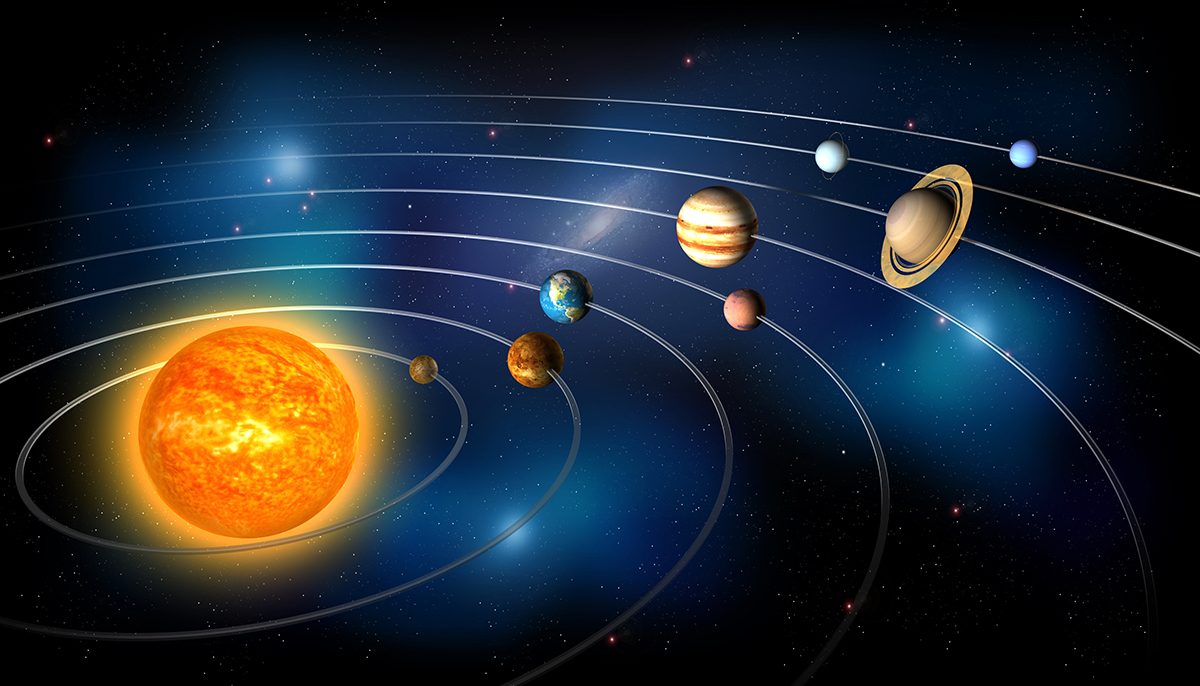 Why do planets circle the sun: main illustration